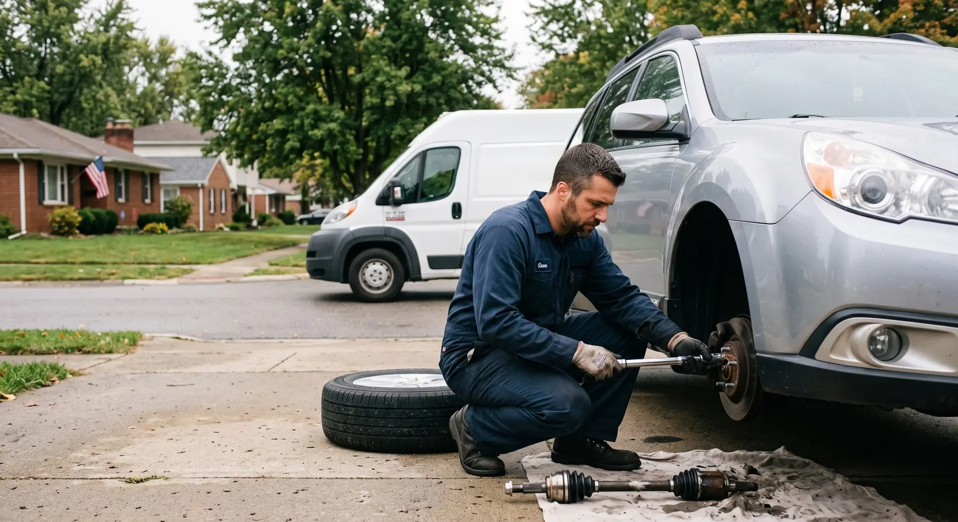 mobile drive axle repair